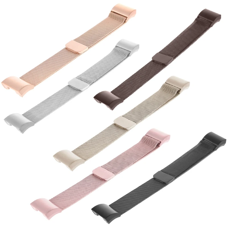 Магнитный регулируемый сменный Браслет из нержавеющей стали для Fitbit Charge