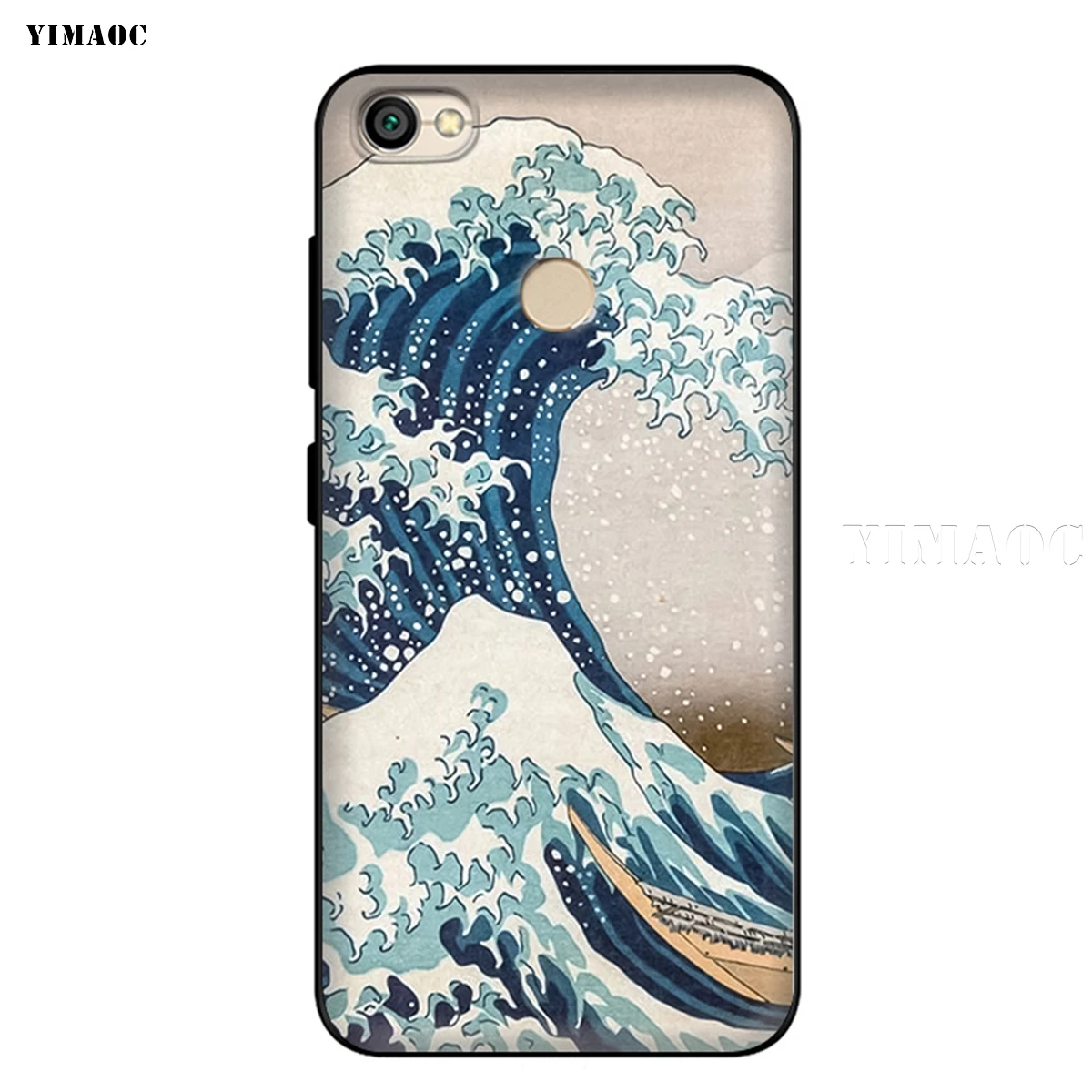1 YIMAOC большая волна Kanagawa японский мягкий чехол для Xiaomi Redmi Note MAX 3 6 6A 7 6 8 9 se a1 a2 Pro Lite pocophone f1 - Цвет: 1