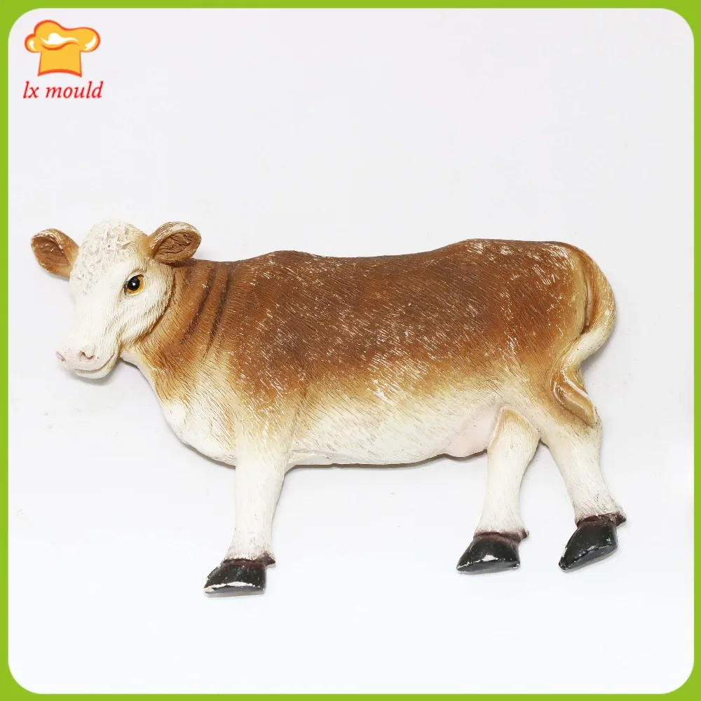 

LXYY New Ranch Cattle Fondue Silicone Mould Dry Pez Handmade Dessert Mold