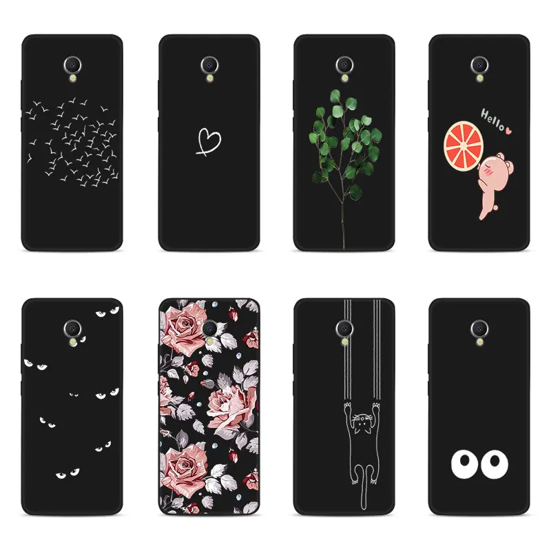 Матовый чехол для Meizu E3 MX6 M6S силиконовый цветной матовый с полной защитой M5 M6 Note |