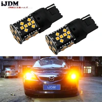 ijdm canbus error free 7440 led no hyper flash 21w amber yellow w21w t20 led replacement bulbs for car turn signal lights12v