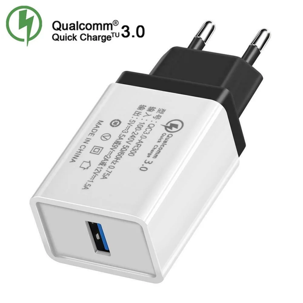 Универсальное быстрое зарядное устройство QC3.0 для телефонов iphone XS HuaweITravel
