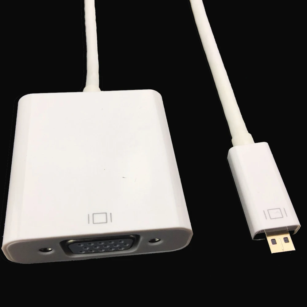 HDmatters Micro HDMI VGA аудио и видео конвертер Кабель адаптер с USB порт|micro hdmi to vga|micro tomicro |