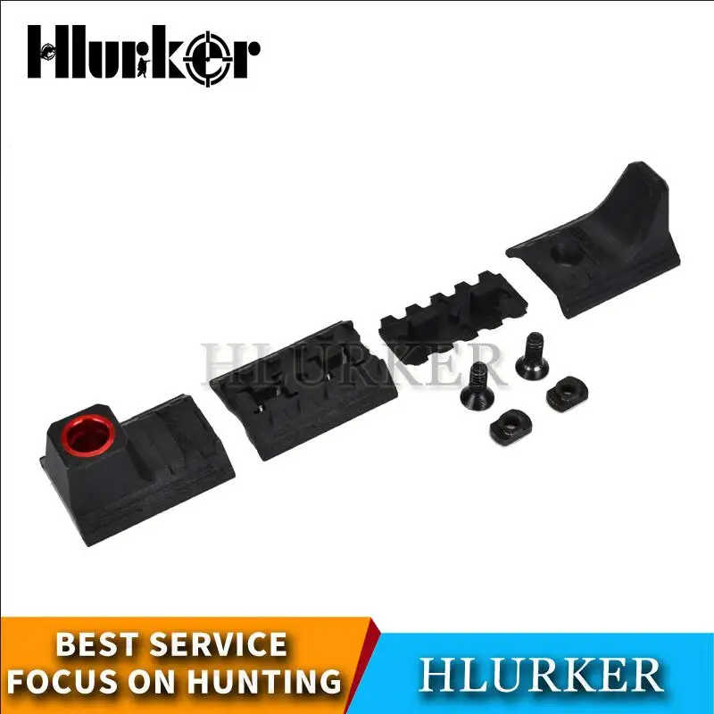 Group 01-Black Тактический Keymod чехол Handguard Ar15 Rail Mlok Grip Free Float AR-15 M-lok Grip Ручной стоп Пистолет Аксессуары Охотничья винтовка - Цвет: Group 01-Black