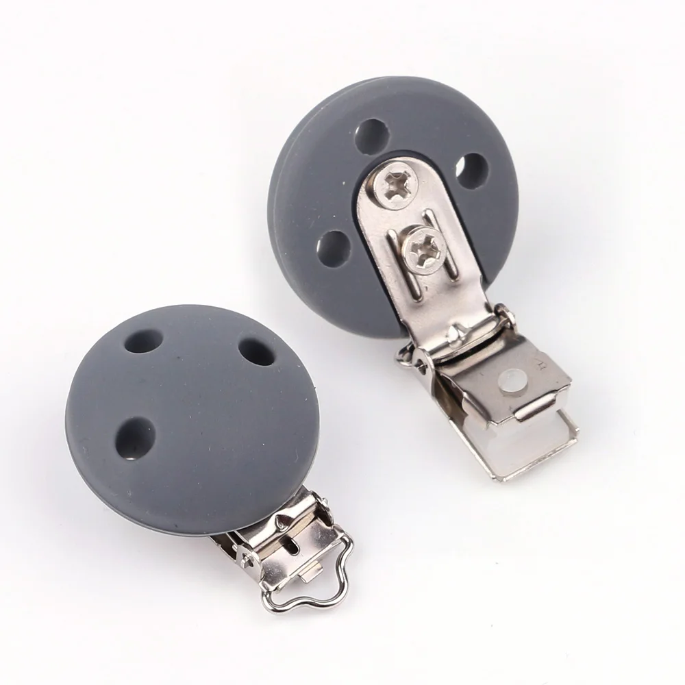JZ1006-15 TYRY. HU 10 шт. силиконовые круглые зажимы для соски аксессуары для прорезывания зубов Perle алфавит DIY инструмент Chupetas Para детские игрушки - Цвет: JZ1006-15