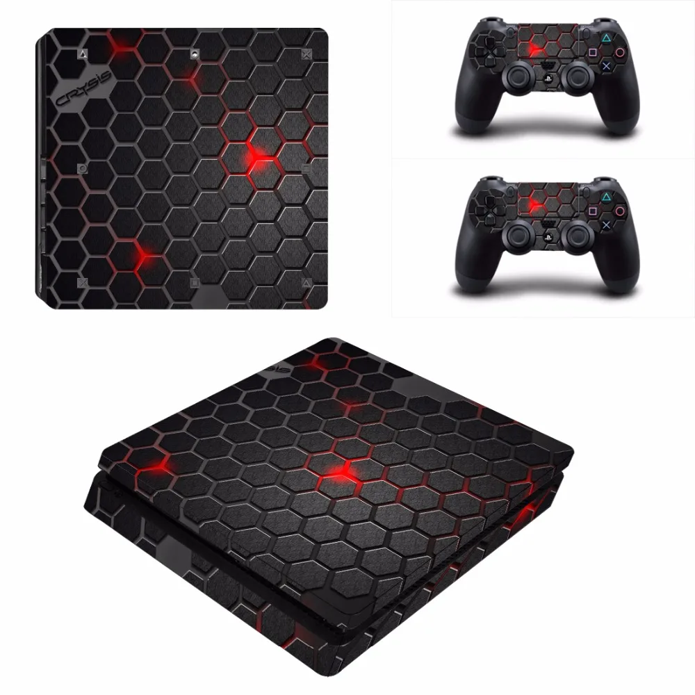 ARRKEO Зеленая Сетка виниловая наклейка PS4 тонкая Наклейка защитная для PlayStation 4