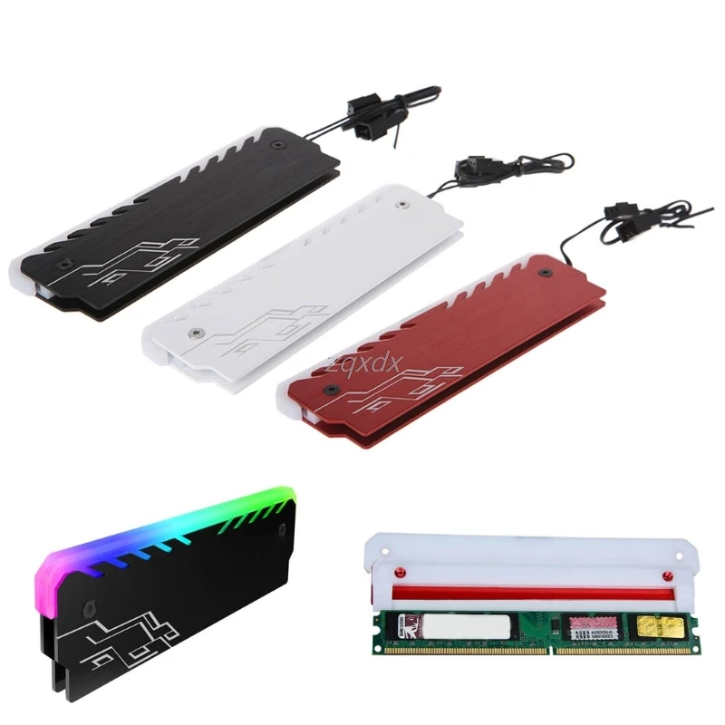 Алюминиевая лампа охлаждения RGB 265 радиатор для настольного компьютера с памятью