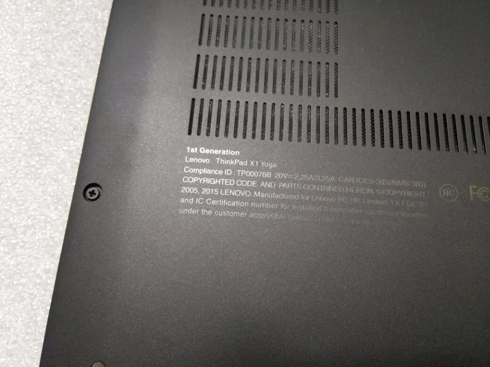 Новый оригинальный нижний чехол для ThinkPad X1 Yoga SCB0K40141 00JT837 01AW995 460.04P01.0001 | Компьютеры