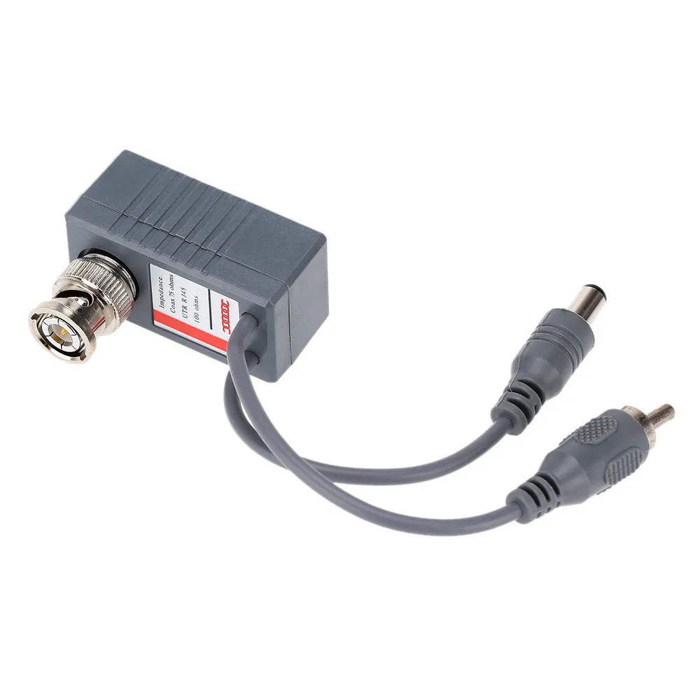 Yumiki CCTV Camera Audio Video Power Balun Transceiver BNC UTP RJ45 with and over CAT5/5E/6 Cable | Безопасность и защита