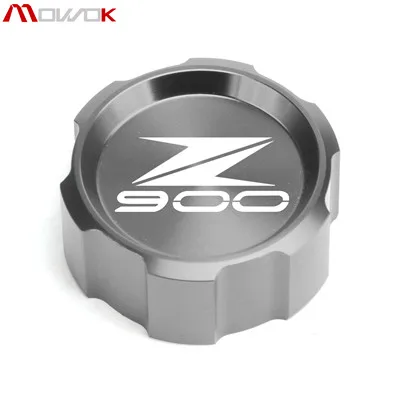 Rear Titanium Для Kawasaki Z900 z 900 новая мотоциклетная обувь Алюминий сзади и бачок тормозной жидкости для переднего колеса Кепки крышка цилиндра логотип Z900 - Color: Rear Titanium