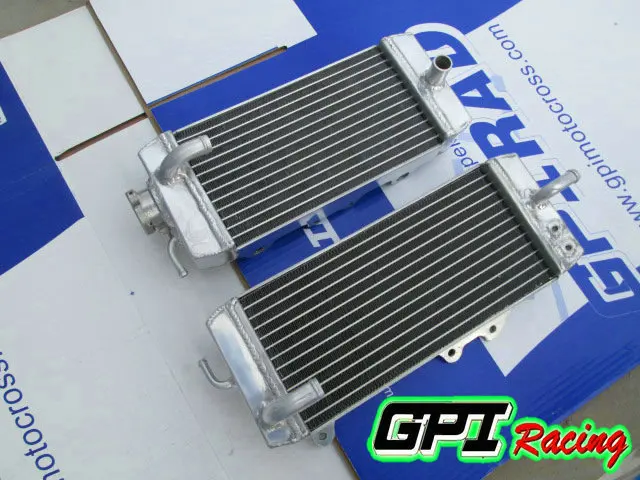 GPI алюминиевый гоночный радиатор для алюминиевого радиатора KAWASAKI KXF250 KX250F KX 250F KXF