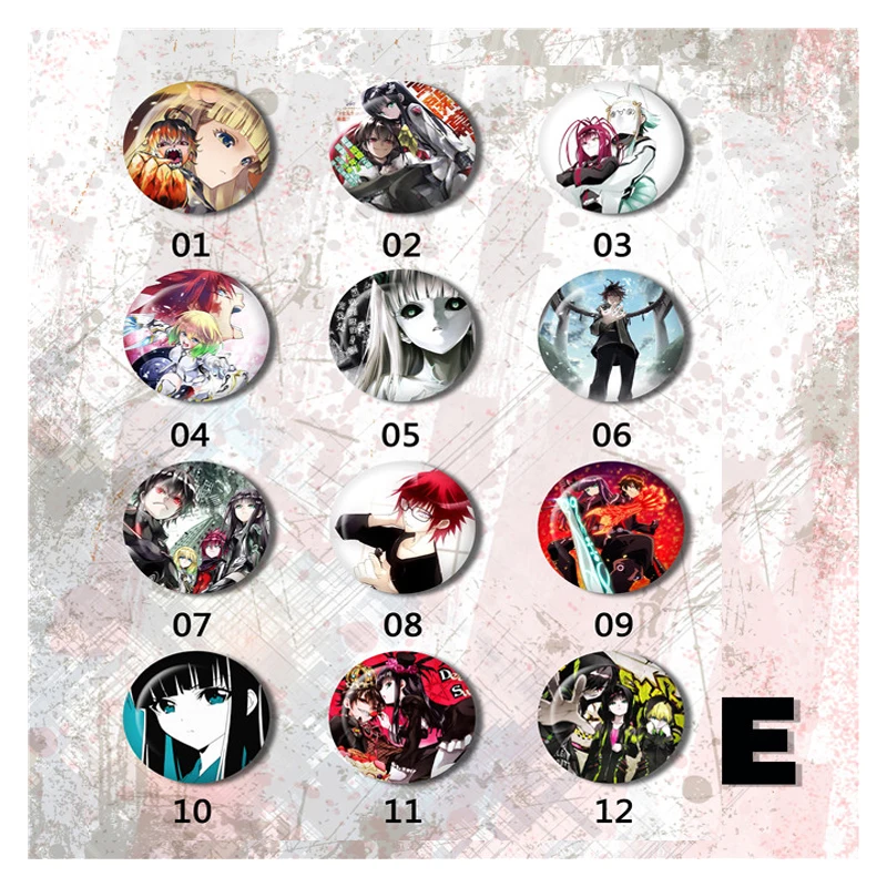 6/12 шт набор значок аниме Ao No Exorcist Rin Okumura Enmadou rokuro Adashino benio брошь булавки рюкзак