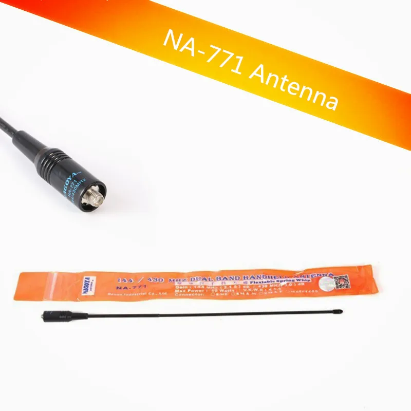 2pcs771 Двухдиапазонная УКВ/УВЧ 144/430 МГц радио SMA-F женская мягкая антенна рация для