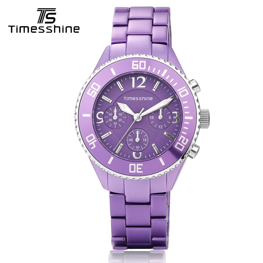 Timesshine керамические часы женские розовые/фиолетовый/белый Модные наручные