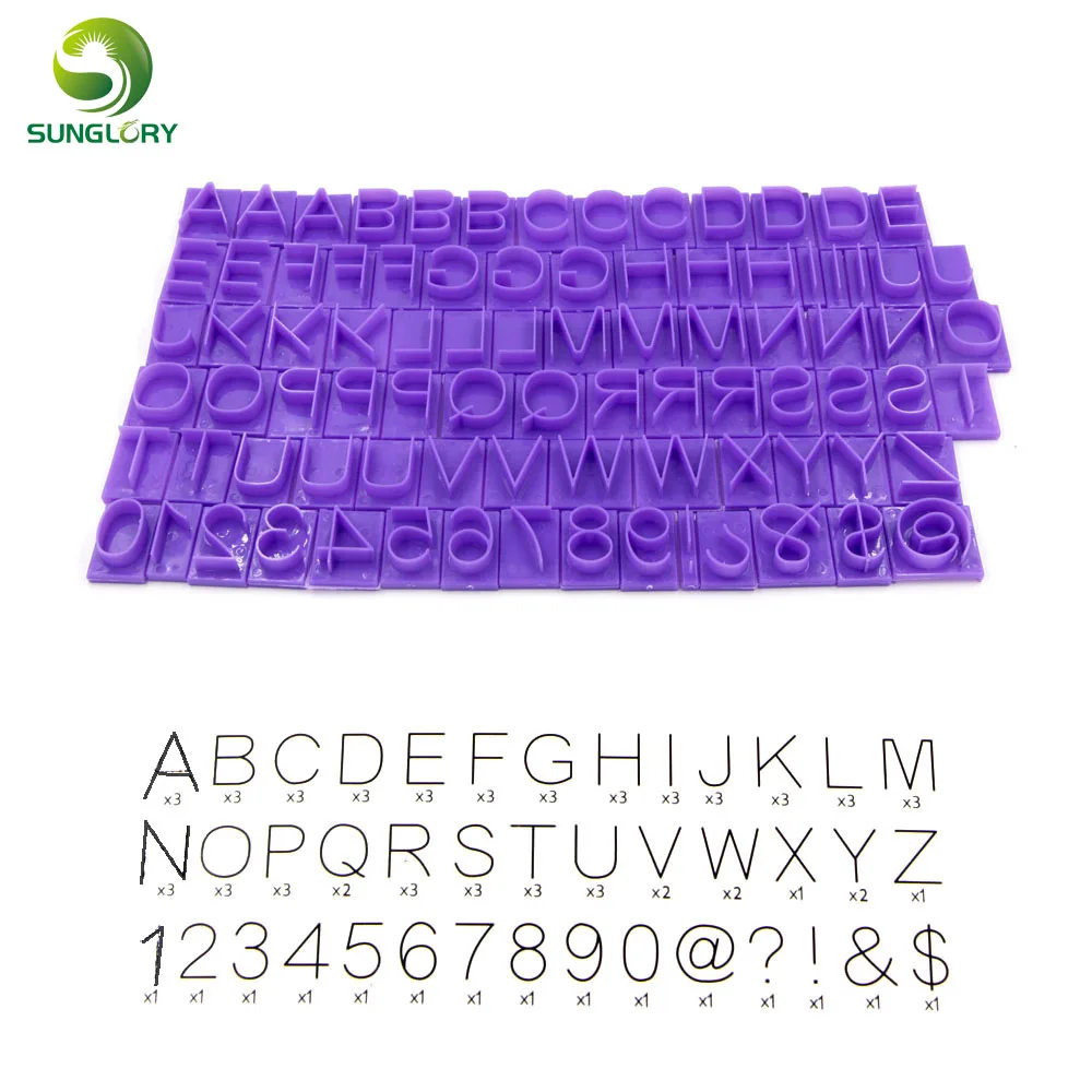 Набор пластиковых формочек для печенья сделай сам 85 шт.|cake mold fondant|moldes fondantcutter number |
