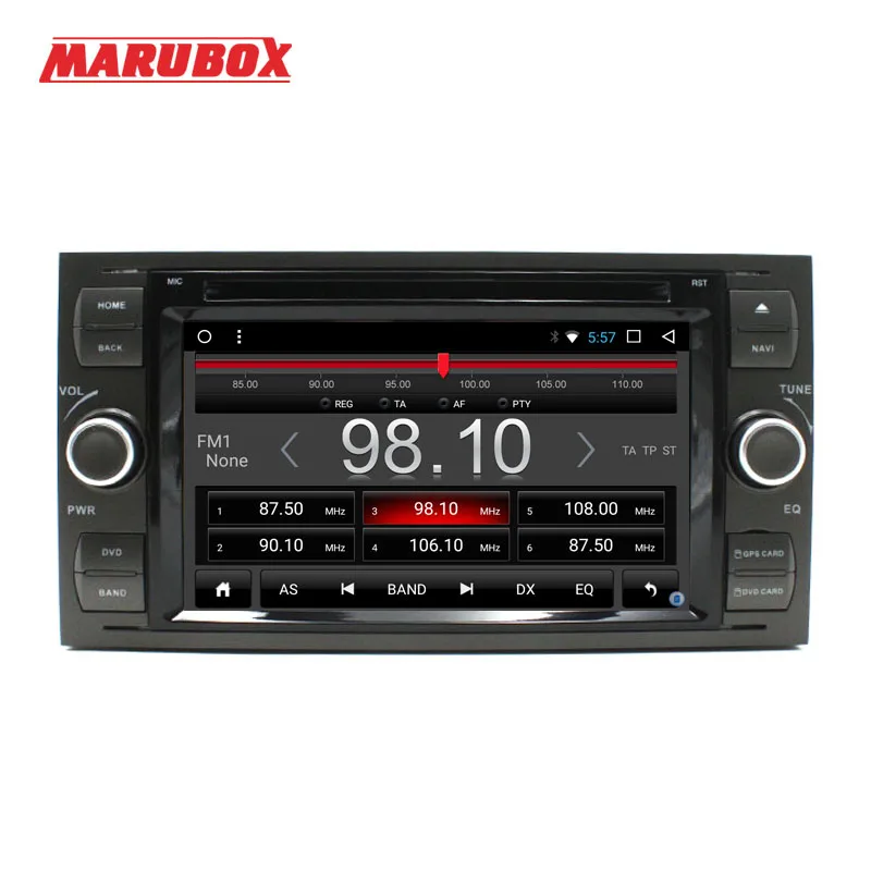 MARUBOX 2 Din Android 8 1 для Ford Focus 2008 2011 Fiesta Mondeo Transit C Max 7 &quotGPS Navi Стерео Радио автомобильный