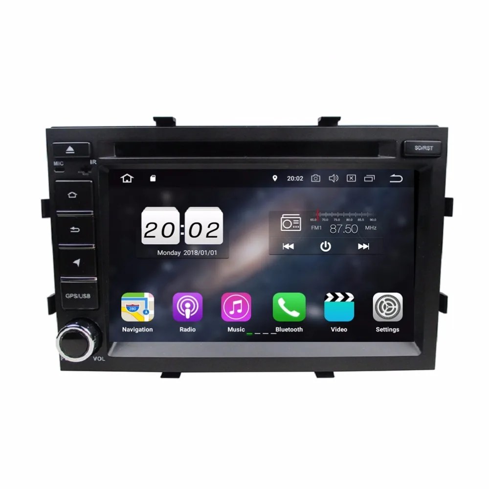 1024*600 четырехъядерный Android 8 1 автомобильный аудио dvd плеер Для Chevrolet Cobalt Spin Onix 2012 + с