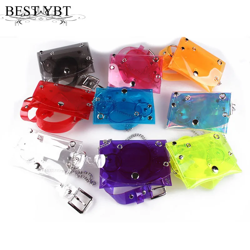 

Best YBT Women Belt Plastic Alloy Pin buckle Belt Transparent PVC Personality Fashion Casual Hot Selling New Arrive Belt