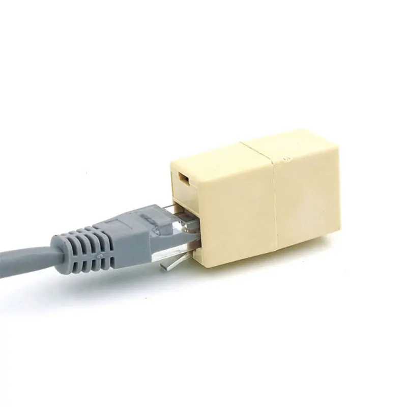 Сетевой прямой через RJ45 8p8cкабельный соединитель 2 кабеля прямого