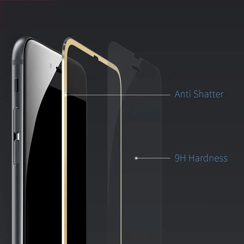 7D 9H Full Cover Tempered Glass For iphone 8 7 6 6s Plus X Screen Protector F 5 5s SE Protective | Мобильные телефоны и