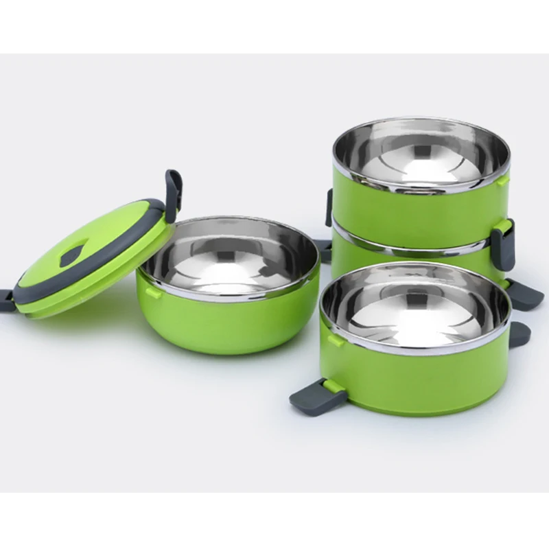 Thicken Stainless Steel Lunch Box Portable Bento Insulated Kid Food Container Picnic Leak-Proof Case Fruit | Дом и сад