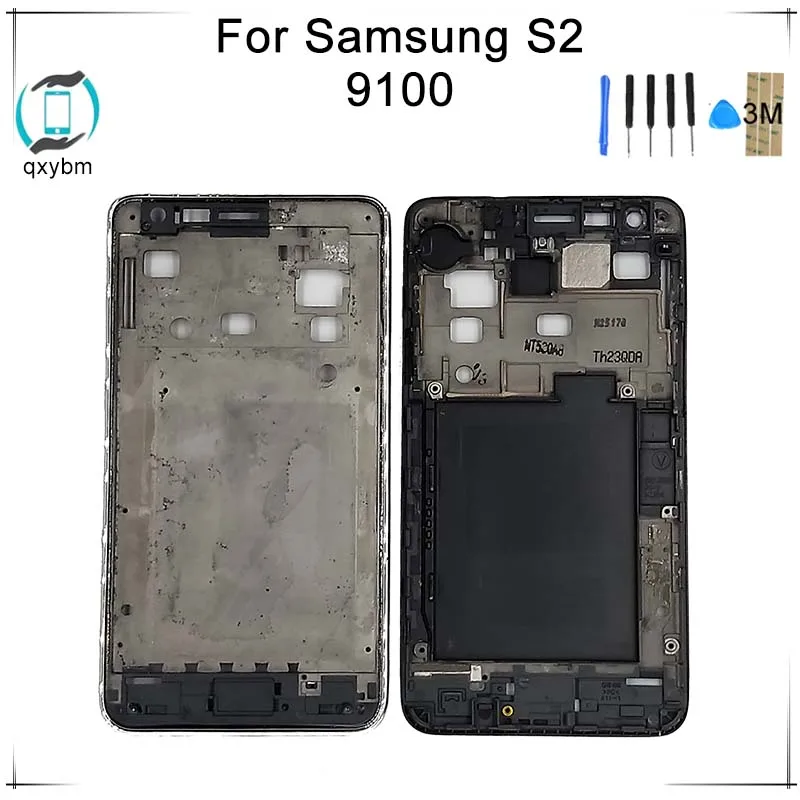 Заводская цена 4 3 ''передняя рамка для Samsung Galaxy S2 S II I9100 9100 передняя мобильного