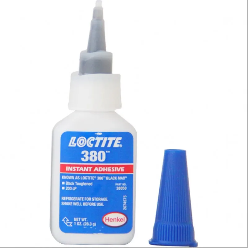 Loctite380 480 410 4210 черный клей резиновый металлический ремонтный агент фотоклей