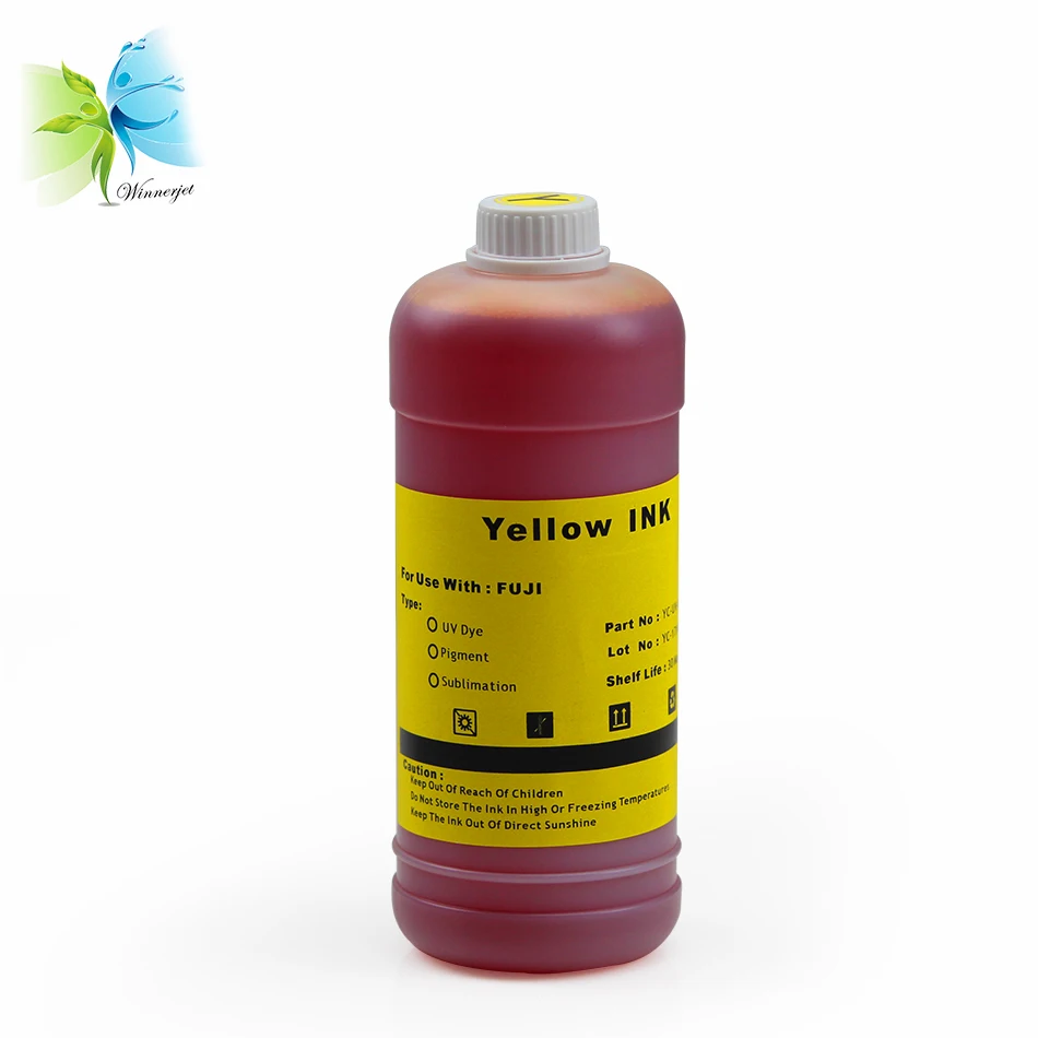 WINNERJET 1000 мл 6 видов цветов Набор для заправки чернил принтера Fuji DX100|dye ink|ink refill
