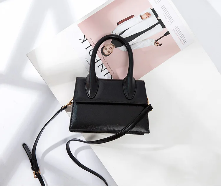 Высокое качество из микрофибры небольшой мини простой клапан сумки Crossbody Tote на плечо для женщин Женский шик