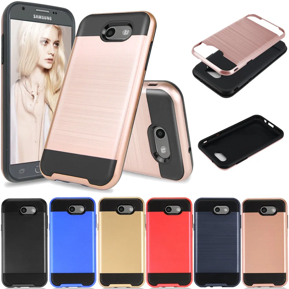 Двухслойный матовый защитный чехол для Samsung Galaxy J3 Emerge/J3 2017/J3 Prime/J3 Luna Pro/Eclipse/Express Prime