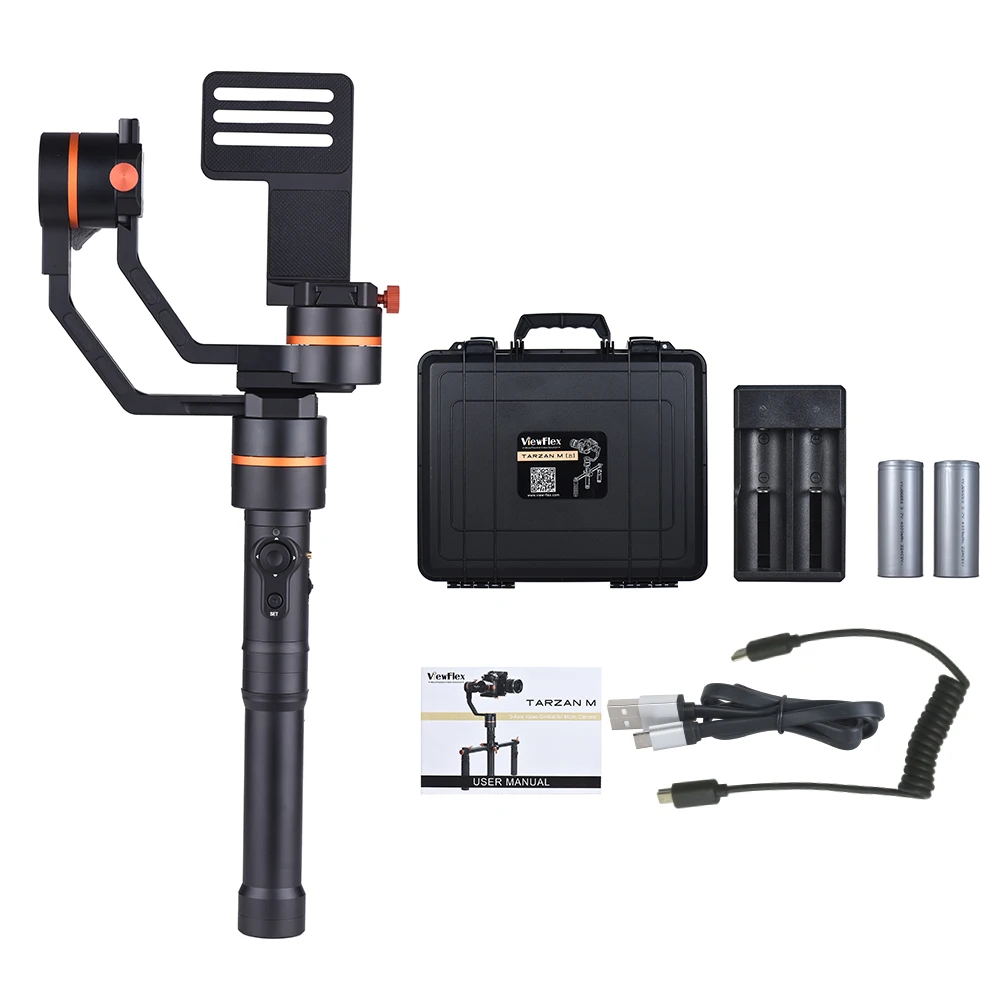 ViewFlex Тарзан м (B) 3 осевой ручной Gimbal Video Стабилизатор для Sony/для Panasonic/для цифровой