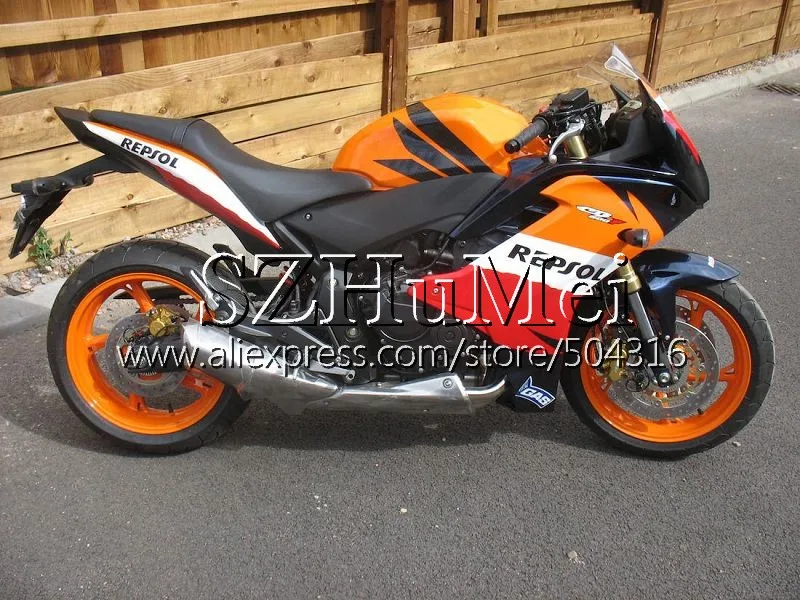 No. 22 Литья под давлением для HONDA CBR600F4i CBR600F, 11, 12, 13, 14, 116SH. 5 CBR 600 F 600F CBR600 F F4i 2011 2012 2013 На, в красном цвете; новые комплекты обтекателей - Цвет: No. 22