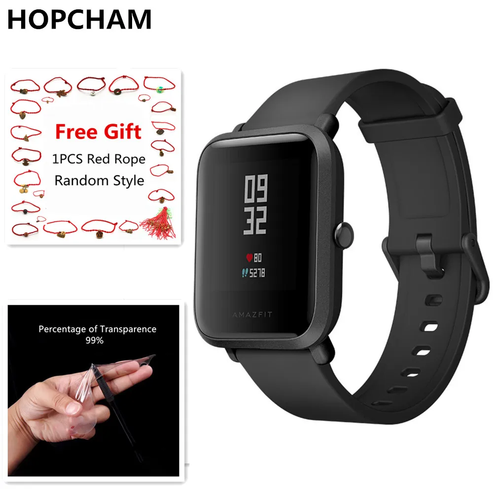 Защитная пленка HD для Xiaomi Huami Amazfit Bip BIT PACE Lite 3 шт.|Защитные стёкла и плёнки