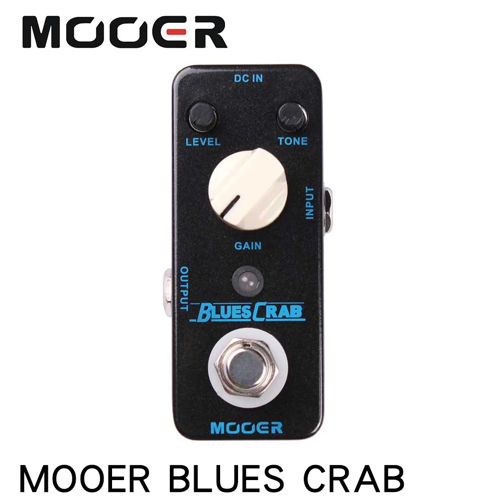 MOOER MBD1 BLUES Краб Blues педаль для гитарного эффекта овердрайв оригинальный байпасс