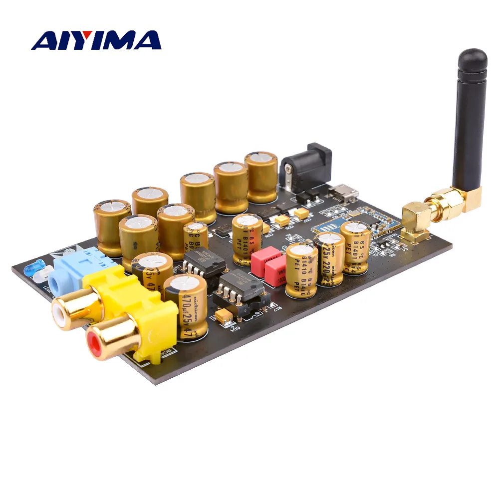 AIYIMA CSR8675 Bluetooth V5.0 приемник декодер аудиоплата 24BIT APTX HD PCM5102 DAC аудио декодирование