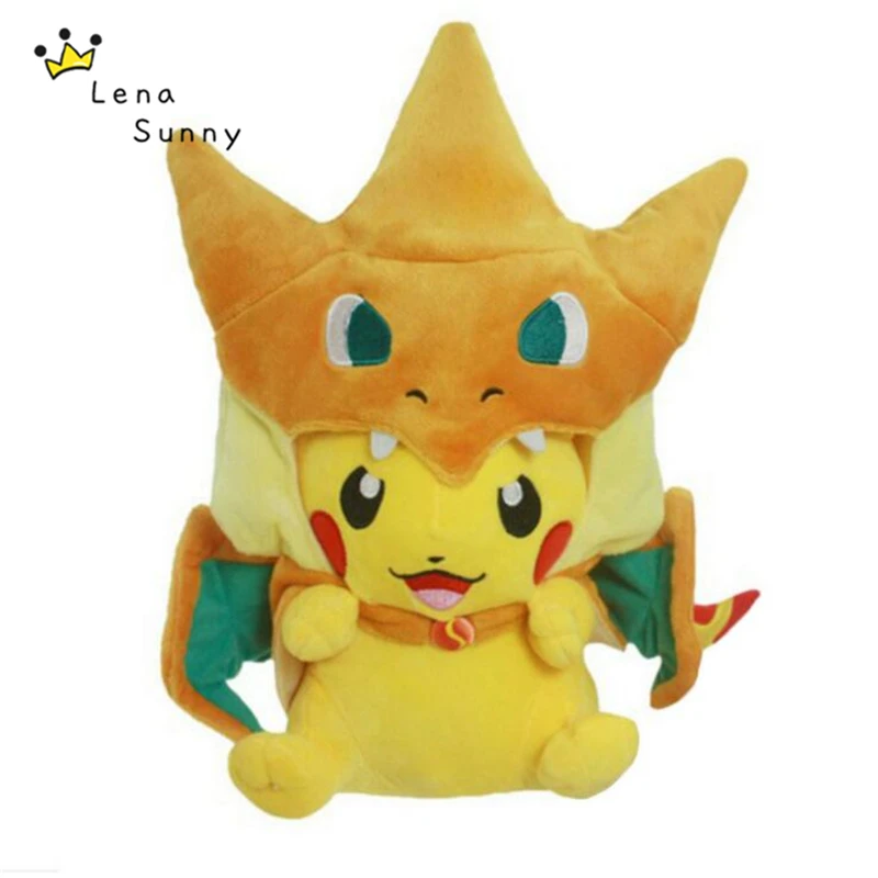 10 шт./партия плюшевые игрушки Пикачу 22-25 см