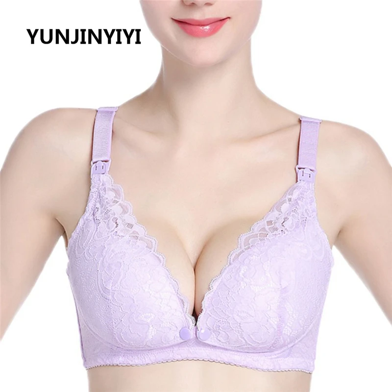 

Pregnant Women Pregnancy Underwear Breast Feeding Bra Clothing Breastfeeding Maternity Nursing Bras Cotton Sleep Bra for Mother