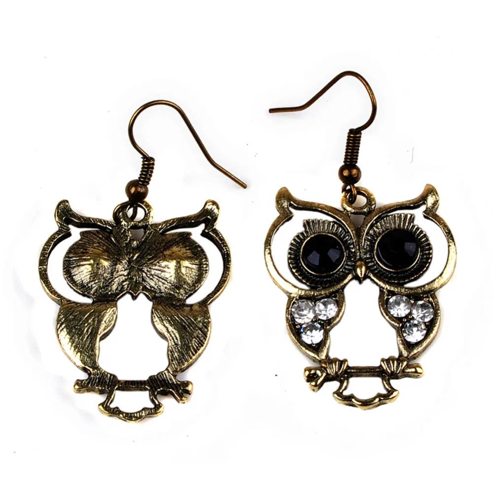 Женские винтажные серьги гвоздики в богемном стиле|owl earrings|earings for girlsearrings women |