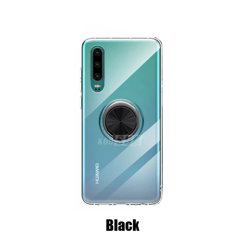Чехол для Huawei P30 роскошный Прозрачный мягкий силиконовый чехол защитный с