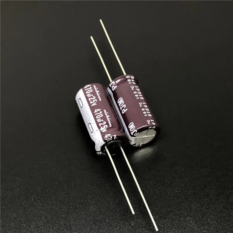 10 шт/100 шт 470мкФ 25В NICHICON PJ серия 10х20 мм 25V470uF низкое сопротивление долговечный