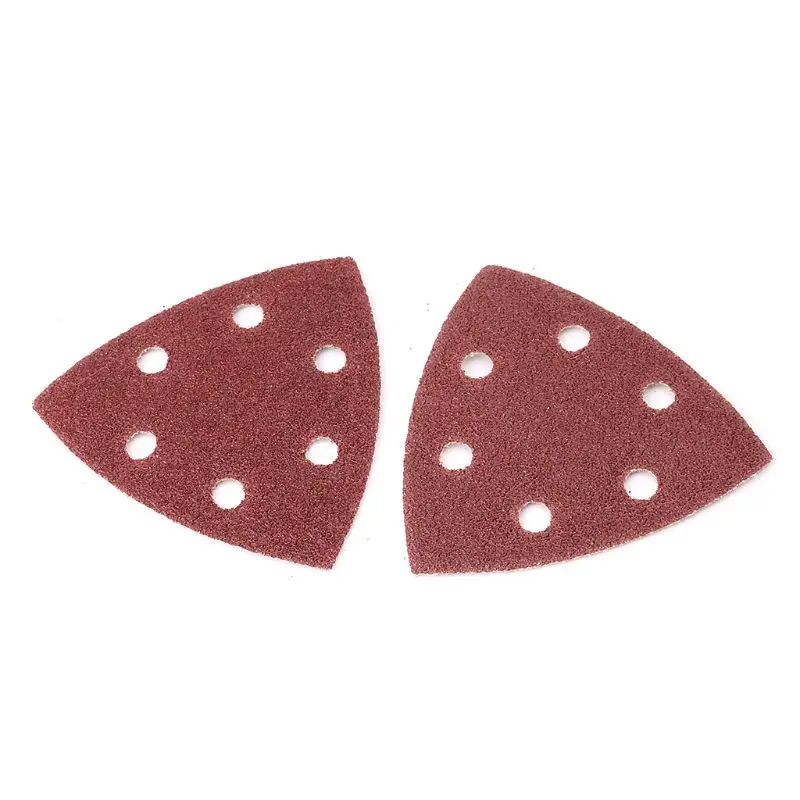 20pcs Triangular Sanding Paper Grit 40-240 Triangle 90mm 3.54inch Self-adhesive Sandpaper Polishing Sanding Disc Abrasive Tools
