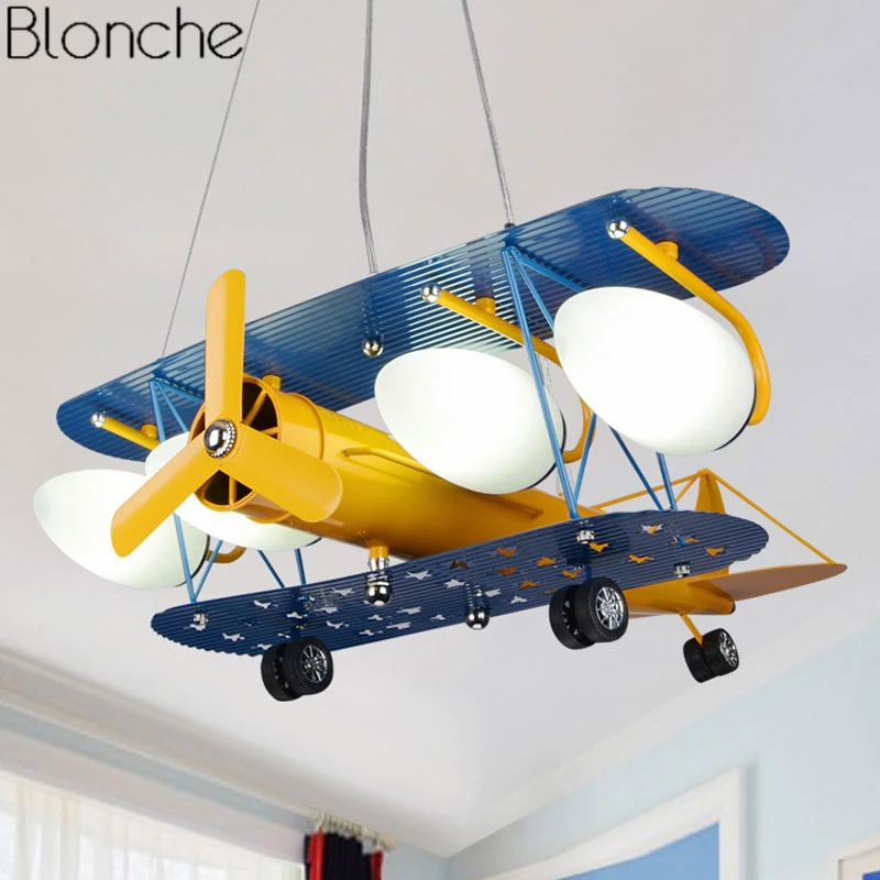 

Nordic Plane Pendant Lights Modern Led Hanging Lamp for Children's Room Bedroom Boy Kids Gift Ceiling Fixtures Home Loft Decor