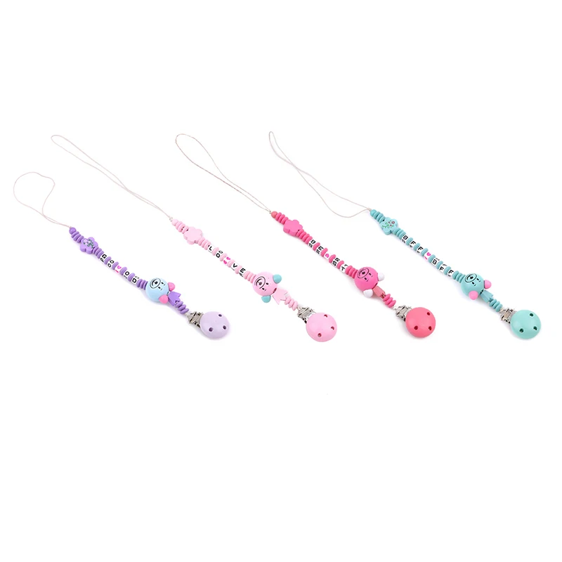 Детская Соска с цепочкой деревянный держатель пустышка соска зажим поводок для