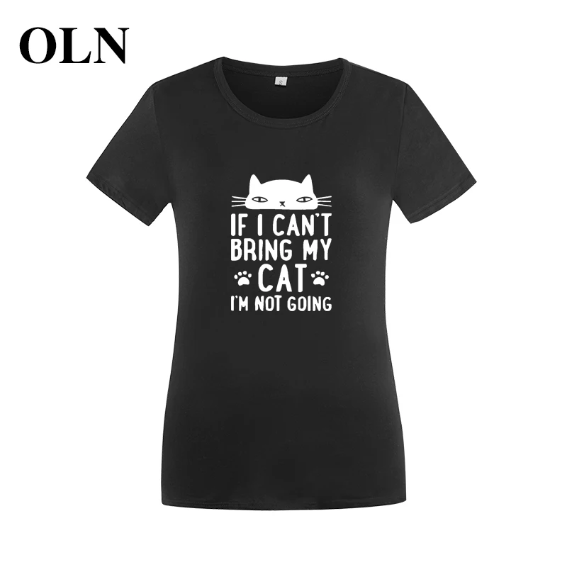 OLN 2018 Harajuku Cat Футболка женская Kawaii мультяшная графическая футболка Ulzzang Tumblr