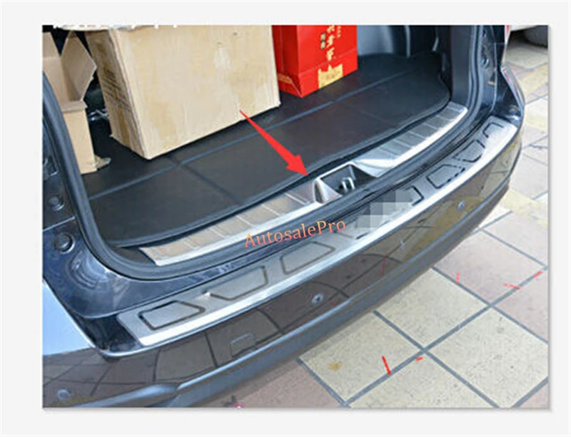 Внутренняя защитная накладка из нержавеющей стали для заднего бампера Накладка