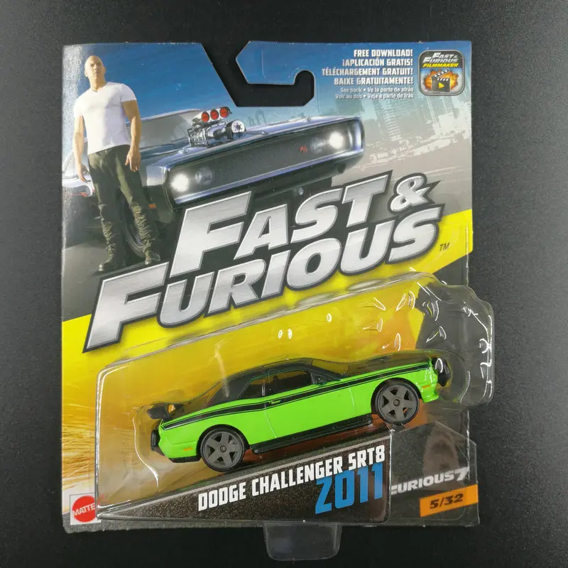 Горячие колеса 1:55 Форсаж игрушечные машинки Dodge зарядное устройство коллективный выпуск металлический материал гоночный автомобиль коллекция сплав автомобиль подарок для ребенка - Цвет: FCF35-5