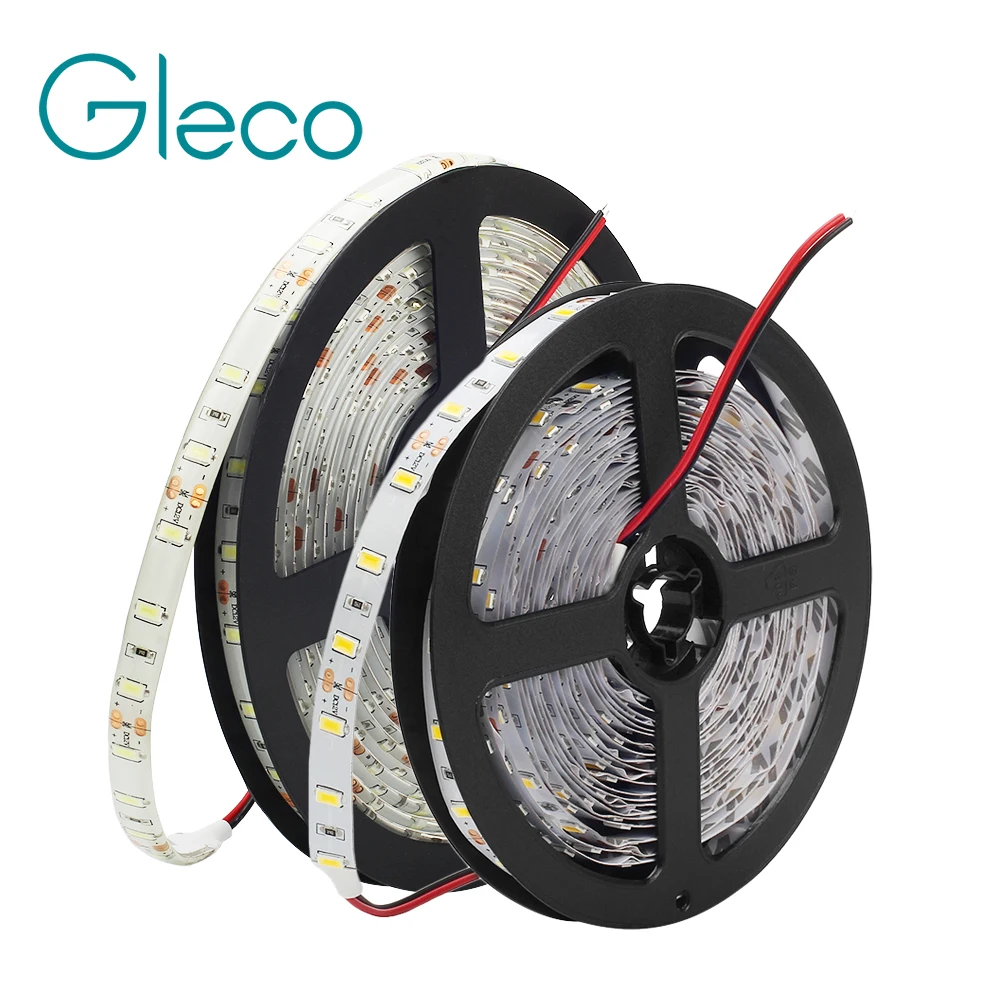 DC12V Светодиодная лента 5630 SMD 60 светодиодный s/m 5 м светодиодный гибкий светильник IP20/IP65 Водонепроницаемый светодиодный светильник белый, холодный белый, теплый белый, красный, зеленый