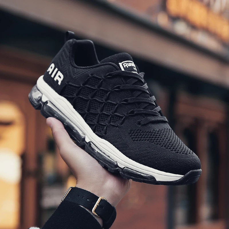 FANPAO рыбий чешуи сетка Flyknit дышащая полная воздушная подушка Профессиональная