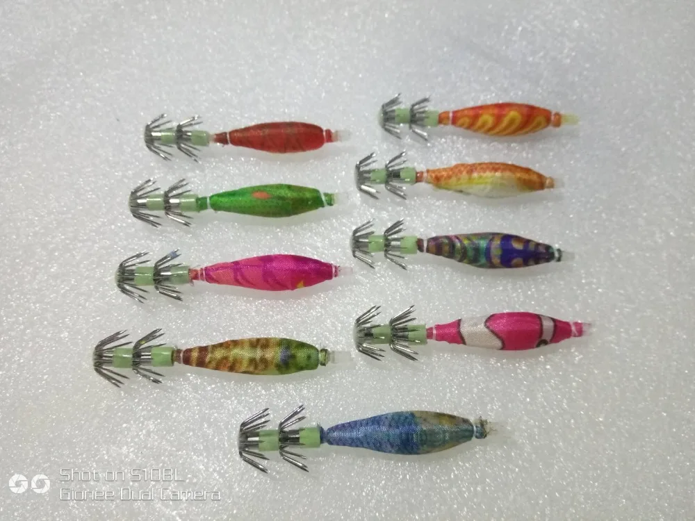 MR OCTOPUS,20pcs squid jigs, soft lure, glow lures silico bait,fishing lure, squid bait,octopus jigs,squid hook.7cm 5g