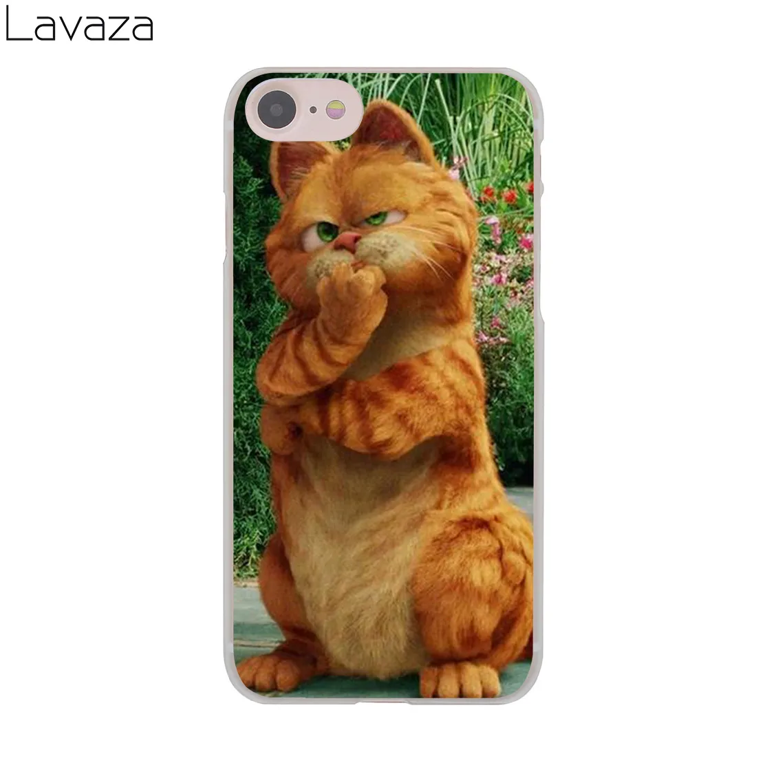 Lavaza Милый мультяшный Гарфилд 8Plus жесткий чехол для телефона iPhone XR X 11 Pro XS Max 8 7 6S 5 5S SE 4S 4 10